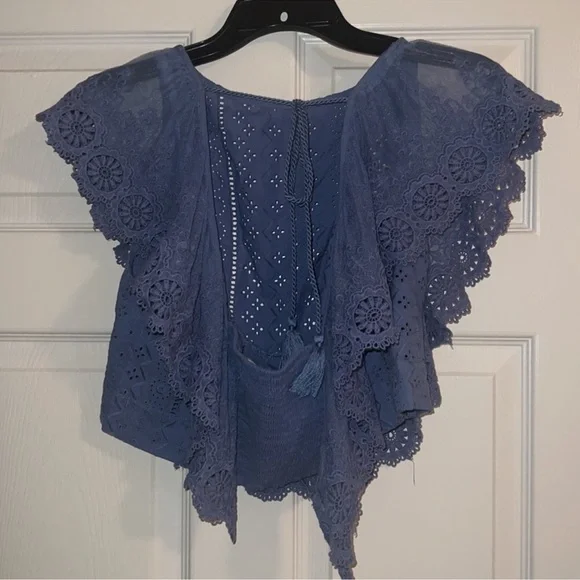 Altar’d state blue crop top - Picture 5 of 7